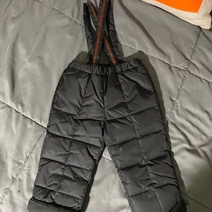 New baby Gucci ski snow overalls size 9-12 months